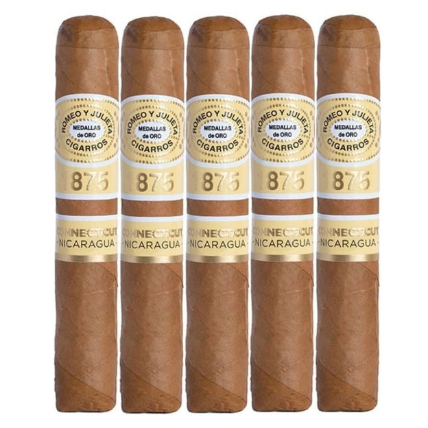 Romeo y Julieta 1875 Connecticut Nicaragua Bully 5 x 50 Cigars 5 Pack