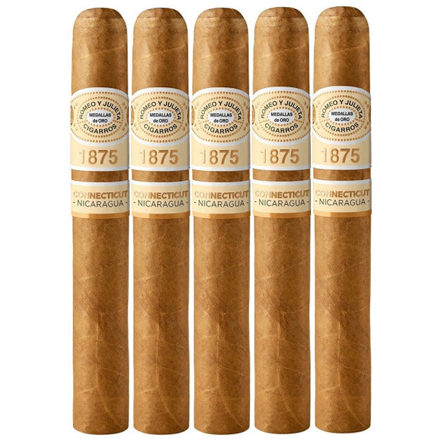 Romeo y Julieta 1875 Connecticut Nicaragua Toro 6 x 52 Cigars 5 Pack