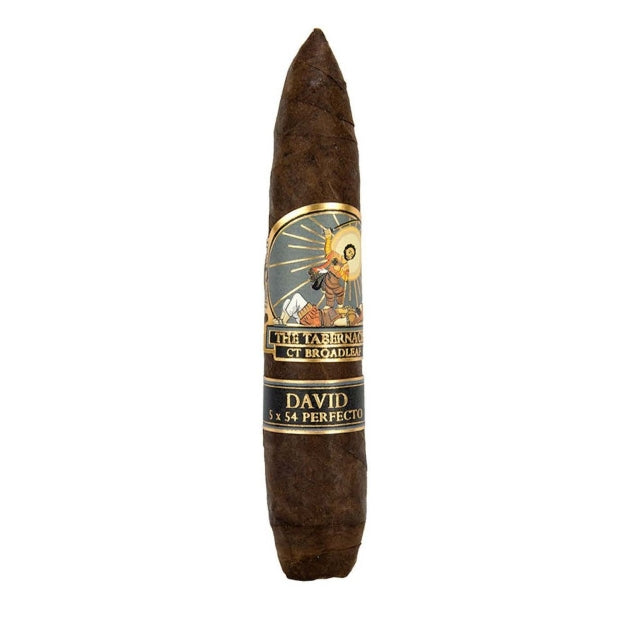 The Tabernacle Broadleaf David 5 x 54 Perfecto Single Cigar