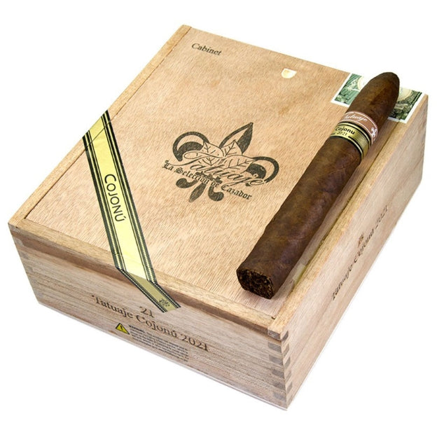 Tatuaje Brown Label Cojonu 2021 Belicoso 7 x 58 Cigars Box of 21