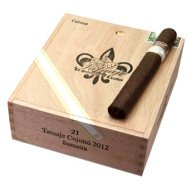 Tatuaje Cojonu 2012 Sumatra 6 1/2 x 52 Cigars Box of 25