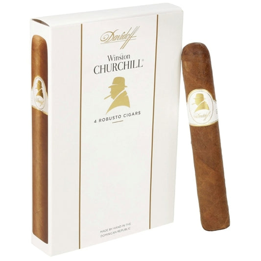 Davidoff Winston Churchill Statesman Robusto 5 1/4 x 52 Cigars 4 Pack