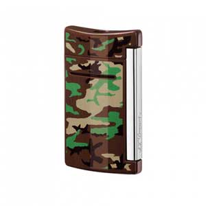 S.T. Dupont MiniJet Cigar Torch Lighter Camouflage Brown