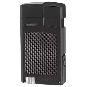 Xikar Forte Cigar Torch Lighter Black Carbon Fiber