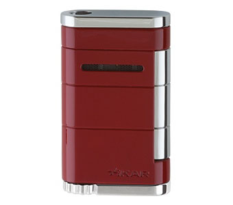 Xikar Allume Single Flame Cigar Torch Lighter Red