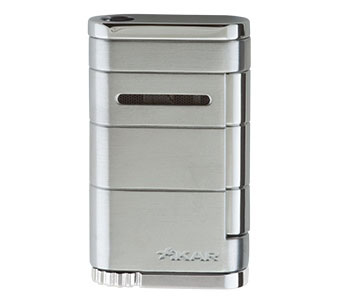 Xikar Allume Single Flame Cigar Torch Lighter Silver