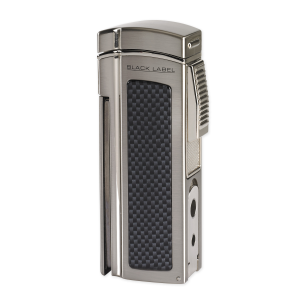 Black Label Cigar Torch Table Lighter Gunmetal
