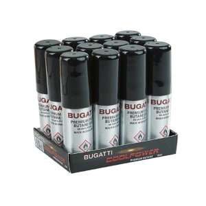 Bugatti Mirage Torch Lighter Butane 12 Cans