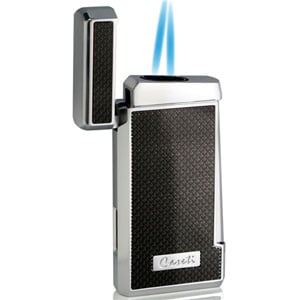 Tyros Carbon Fiber Double Cigar Torch Lighter