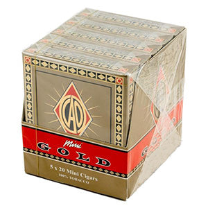 CAO Gold Mini 3 1/2 X 20 Cigarillos 5 Packs of 20