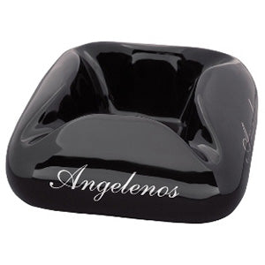 Cloud Angelenos Black Ceramic Cigar Ashtray