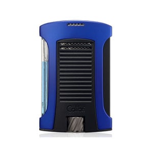 Colibri Daytona Single-Jet Flame Lighter Blue and Black