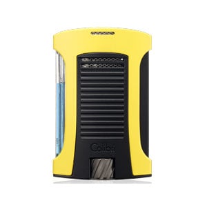 Colibri Daytona Single-Jet Flame Lighter Black and Yellow