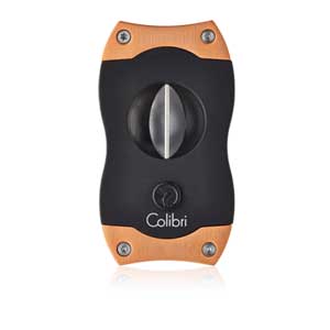 Colibri V Cut Cigar Cutter Rose Gold