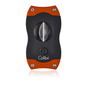 Colibri V Cut Cigar Cutter Orange