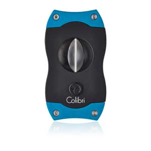 Colibri V Cut Cigar Cutter Electric Blue