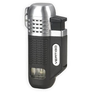 Lotus Equalizer Black and Chrome Cigar Torch Lighter