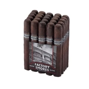 Factory Smokes Maduro Toro 6 x 52 Cigars Bundle of 25