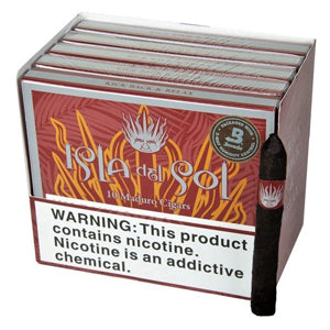 Isla del Sol Maduro Cigarillos 5 Packs of 10