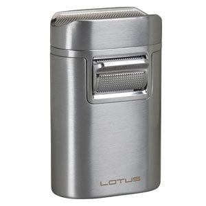 Vertigo Brawn Cigar Torch Table Lighter Chrome