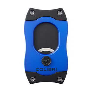 Colibri S Cut Blue and Black Cigar Cutter