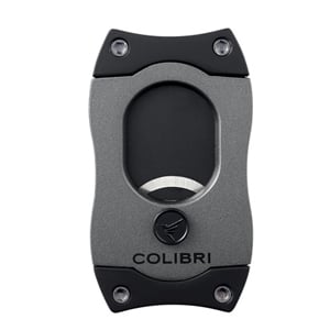 Colibri S Cut Charcoal and Black Cigar Cutter