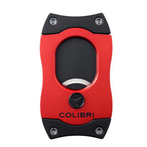 Colibri S Cut Red and Black Cigar Cutter