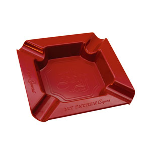 My Father Melamine Cigar Ashtray Red