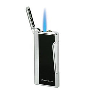 Tripolis Black Carbon Fiber Triple Cigar Torch Lighter