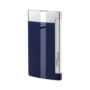 S.T. Dupont Slim 7 Range Cigar Torch Lighter Blue Chrome