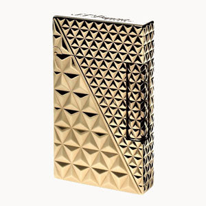 S.T. Dupont Ligne 2 Fire Head Gold Lighter