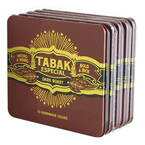 Tabak Especial Cafecita Negra Cigarillos 5 Tins of 10