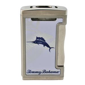 Tommy Bahama Marlin Cigar Torch Table Lighter White