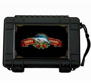 Tommy Bahama Marlin Cigar Travel Humidor Black