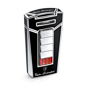 Lamborghini Aero Cigar Torch Lighter Black and Silver