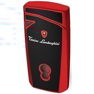 Lamborghini Magione Cigar Torch Lighter Black and Red