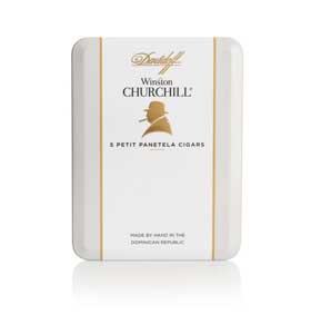 Davidoff Winston Churchill Petit Panetela Cigars 5 Tins of 5