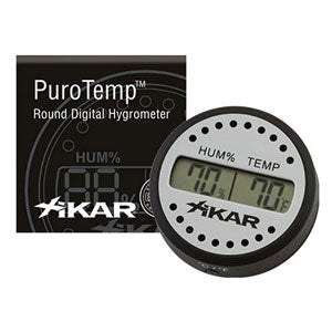 Xikar Round Digital Hygrometer