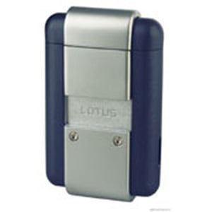 Lotus L220 Torch Flame Lighter Blue Matte & Chrome