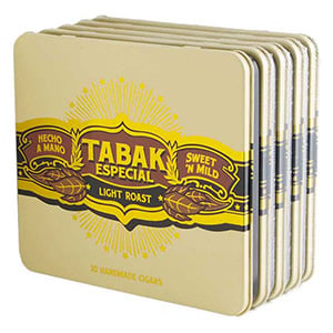 Tabak Especial Cafecita Dulce Cigarillos 5 Tins of 10