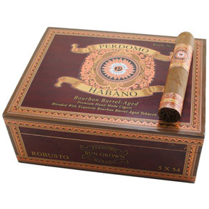 Perdomo Habano Bourbon Aged Sungrown Robusto Cigars